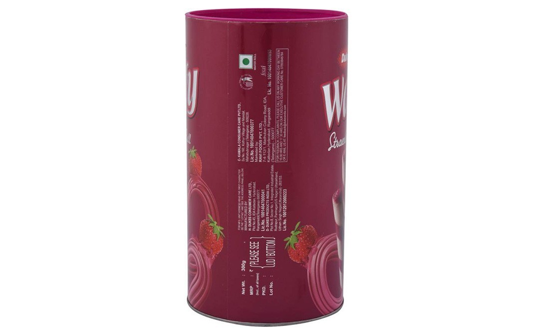 Dukes Waffy Strawberry Roll    Tin  300 grams